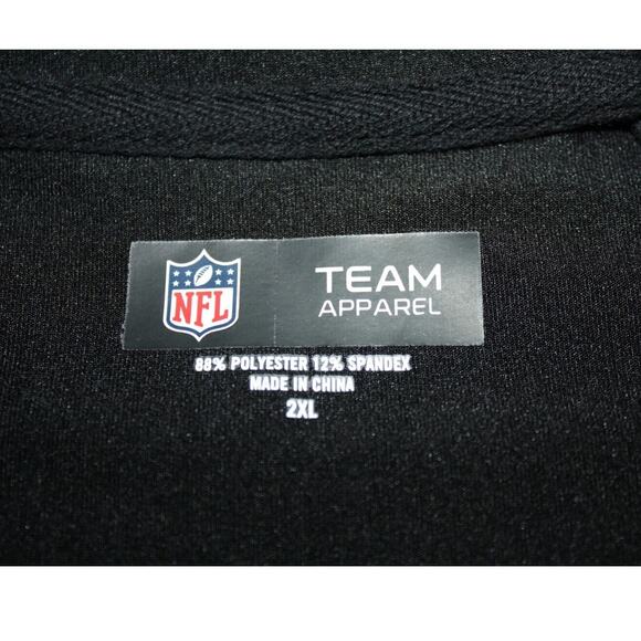 Carolina Panthers Black Women's 2XL Zip Up Jacket Hooded NFL Team Fleece - Picture 3 of 6